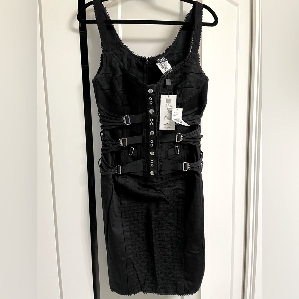Vintage Dolce & Gabbana Bustier Corset Brocade Dress